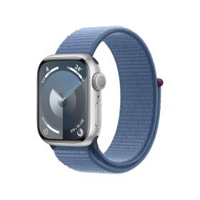 Apple Watch Series 9 41 mm Digitale 352 x 430 Pixel Touch screen Argento Wi-Fi GPS (satellitare)