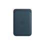 Apple iPhone Leather Wallet with MagSafe - Baltic Blue