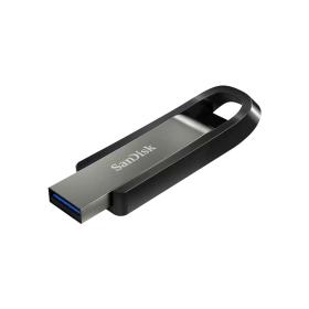 SanDisk Extreme Go lecteur USB flash 128 Go USB Type-A 3.2 Gen 1 (3.1 Gen 1) Acier inoxydable