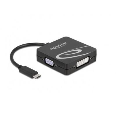 DeLOCK 63129 Adaptador gráfico USB 3840 x 2160 Pixeles Negro