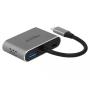 DeLOCK 64074 base para portátil y replicador de puertos USB 3.2 Gen 1 (3.1 Gen 1) Type-C Gris