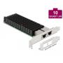 DeLOCK 88505 carte réseau Interne Ethernet 10000 Mbit s