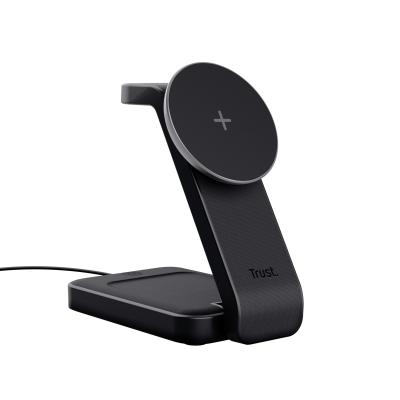 Trust Viro Auriculares, Auriculares, Smartphone, Reloj inteligente Negro USB Cargador inalámbrico