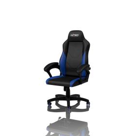 Nitro Concepts C100 Sedia da gaming per PC Seduta imbottita Nero, Blu