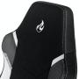 Nitro Concepts X1000 Silla para videojuegos de PC Asiento acolchado Negro, Blanco