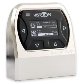 Aqua Computer VISION Touch contrôleur de vitesse du ventilateur 12 canaux OLED Noir, Argent