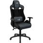 Aerocool EARL AeroSuede Silla para videojuegos universal Negro, Azul