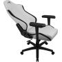 Aerocool CROWNMOONSW White, Ergonomic Gaming Chair, Adjustable Cushions, Premium Leatherette