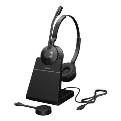 Jabra Engage 55 SE Casque Sans fil Arceau Bureau Centre d'appels Noir