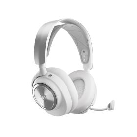 Steelseries Arctis Nova Pro Wireless Auricolare Con cavo e senza cavo A Padiglione Giocare Bluetooth Argento, Bianco