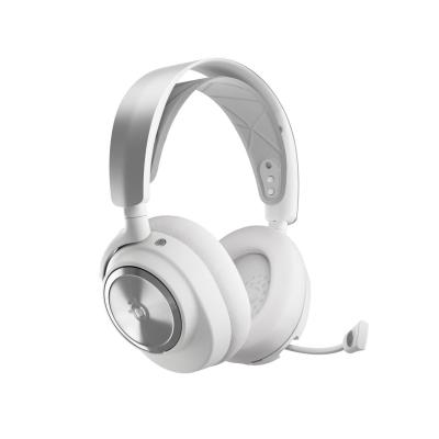 Steelseries Arctis Nova Pro Wireless Auricolare Con cavo e senza cavo A Padiglione Giocare Bluetooth Argento, Bianco