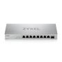 Zyxel XMG-108 No administrado 2.5G Ethernet (100 1000 2500) Plata