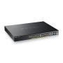 Zyxel XGS2220-30HP Géré L3 Gigabit Ethernet (10 100 1000) Connexion Ethernet, supportant l'alimentation via ce port (PoE) Noir