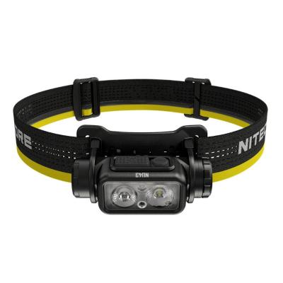 Nitecore NU43 Noir, Jaune Lampe frontale LED