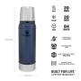 Stanley 10-01612-041 vacuum flask 0.75 L Blue