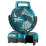 Makita CF001GZ ventilador Negro, Azul