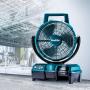 Makita CF001GZ ventilador Negro, Azul