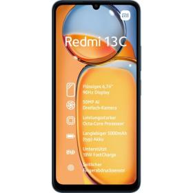 Xiaomi Redmi 13C 17,1 cm (6.74") Dual-SIM Android 13 4G USB Typ-C 8 GB 256 GB 5000 mAh Blau, Navy