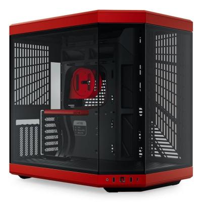 HYTE Y70 Midi Tower Black, Red