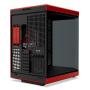 HYTE Y70 Midi Tower Black, Red