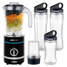 Noveen SB2000 0.8 L Sport blender 500 W Black, Transparent