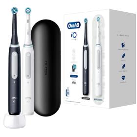 Braun iO Series 4 Duo Adult Vibrating toothbrush Black, White