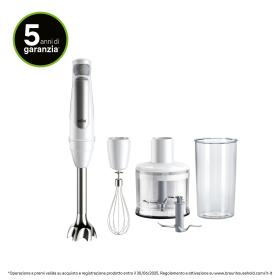 Braun MultiQuick 7 MQ7035IWH 0.6 L Immersion blender 1000 W Stainless steel, White