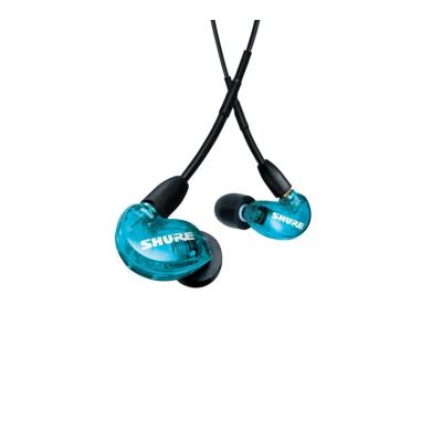 Shure AONIC 215 Auriculares Alámbrico Dentro de oído Llamadas Música Azul, Translúcido