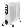 Adler AD 7817 electric space heater Indoor White 2500 W Oil electric space heater