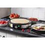 Adler AD 3058 appareil à crêpes 1 crèpe(s) 1600 W Noir, Acier inoxydable