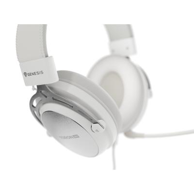 GENESIS Toron 301 Casque Avec fil Arceau Jouer Blanc