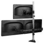 ARCTIC Z+1 Pro Gen 3 supporto da tavolo per Tv a schermo piatto 124,5 cm (49") Scrivania Nero, Acciaio satinato