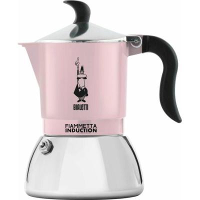 Bialetti 6585 Cafetière à moka 0,09 L Noir, Rose, Argent