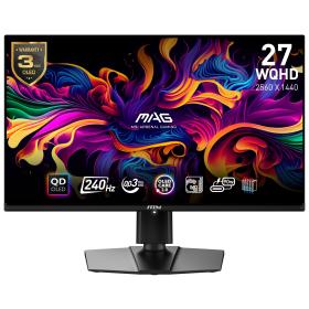 MSI MAG 271QPX QD-OLED E2 Computerbildschirm 67,3 cm (26.5") 2560 x 1440 Pixel Wide Quad HD QDOLED Schwarz