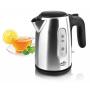 Eta 160490000 electric kettle 1 L 1600 W Black, Stainless steel