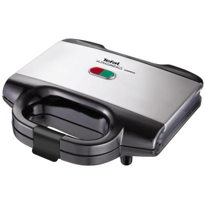 Tefal SM1552 gaufrier et appareil à croque-monsieur 700 W Noir, Acier inoxydable