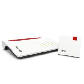 FRITZ! Mesh Set 7530 AX + 1200 AX Bi-bande (2,4 GHz   5 GHz) Wi-Fi 6 (802.11ax) Rouge, Blanc 4 3G Interne