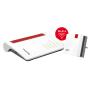 FRITZ! Mesh Set 7530 AX + 1200 AX Dual-band (2.4 GHz 5 GHz) Wi-Fi 6 (802.11ax) Rosso, Bianco 4 3G Interno