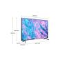 Samsung Series 7 Crystal UHD 4K 43" CU7190 TV 2023