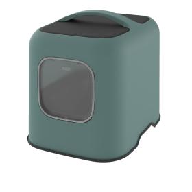 Rotho BIALA Cat Hooded litter box Green