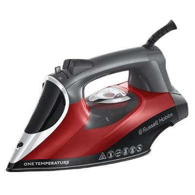 Russell Hobbs 25090-56 Bügeleisen Trocken- & Dampfbügeleisen Keramik-Bügelsohle 2600 W Schwarz, Grau, Rot