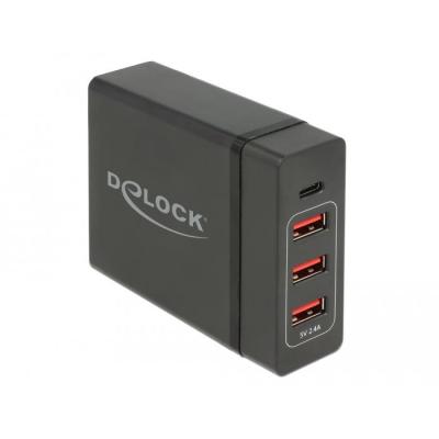 DeLOCK USB-Wandladegerät 63974 Universale Nero AC Interno