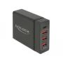 DeLOCK USB-Wandladegerät 63974 Universel Noir Secteur Intérieure