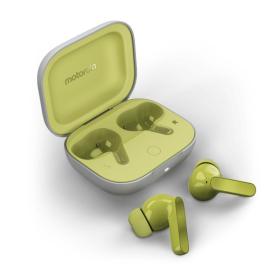 Motorola PG38C05790 auricular y casco Auriculares Inalámbrico Dentro de oído Llamadas Música Deporte Uso diario Bluetooth Verde