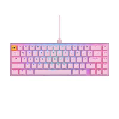 Glorious PC Gaming Race GMMK 2 teclado Juego USB Internacional de EE.UU. Rosa