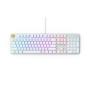 Glorious PC Gaming Race GMMK teclado Juego USB QWERTY Internacional de EE.UU. Plata, Blanco