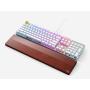 Glorious PC Gaming Race GMMK teclado Juego USB QWERTY Internacional de EE.UU. Plata, Blanco