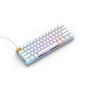 Glorious PC Gaming Race GMMK teclado Juego USB QWERTY Internacional de EE.UU. Plata, Blanco