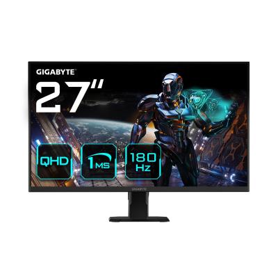 GIGABYTE GS27QA 27" Monitor de Juego QHD - 2560 x 1440 (QHD), 180Hz, 1ms, 300 cd m2, FreeSync, HDR Ready, HDMI 2.0, Displayport