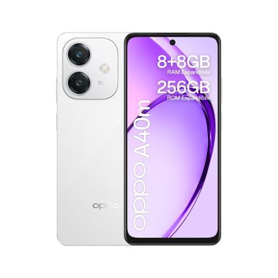 OPPO A40M 16,9 cm (6.67") Dual-SIM Android 14 4G USB Typ-C 8 GB 256 GB 5100 mAh Weiß